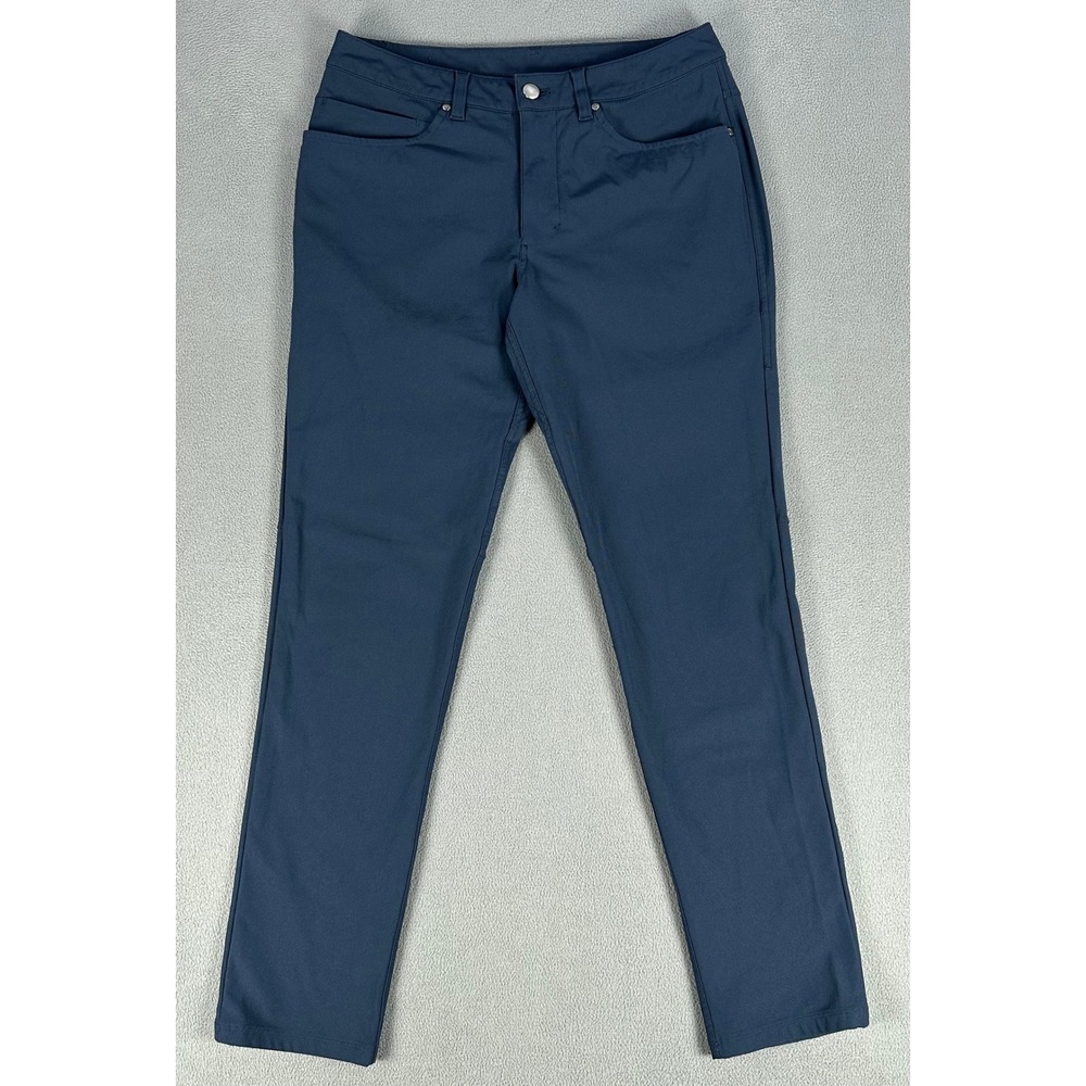 Lululemon Pants Mens 30x29 Navy Blue ABC Slim Fit Performance Office Golf